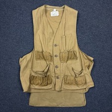 Vintage American Field Duck Hunting Vest with Game Bag 50s Size 42