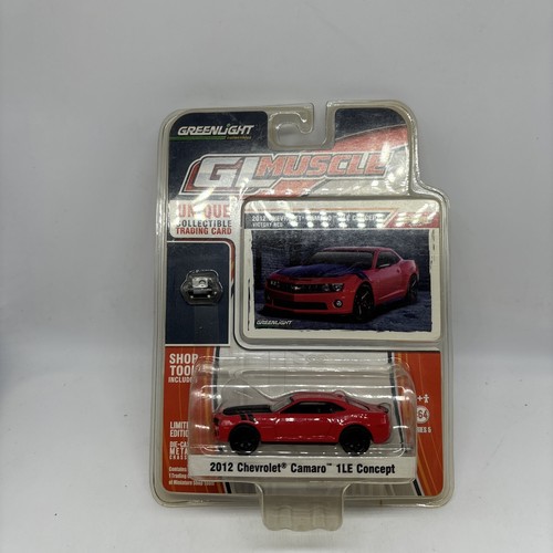 GREENLIGHT 1:64, GL MUSCLE RED 2012 CHEVROLET CAMARO 1LE CONCEPT CHASE, (BIN#2) - Picture 4 of 6