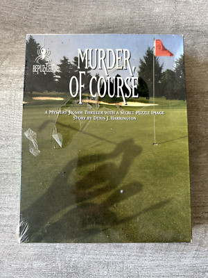 Murder Of Course - Bepuzzled 1994 Mystery Jigsaw Puzzle Thriller - Neu