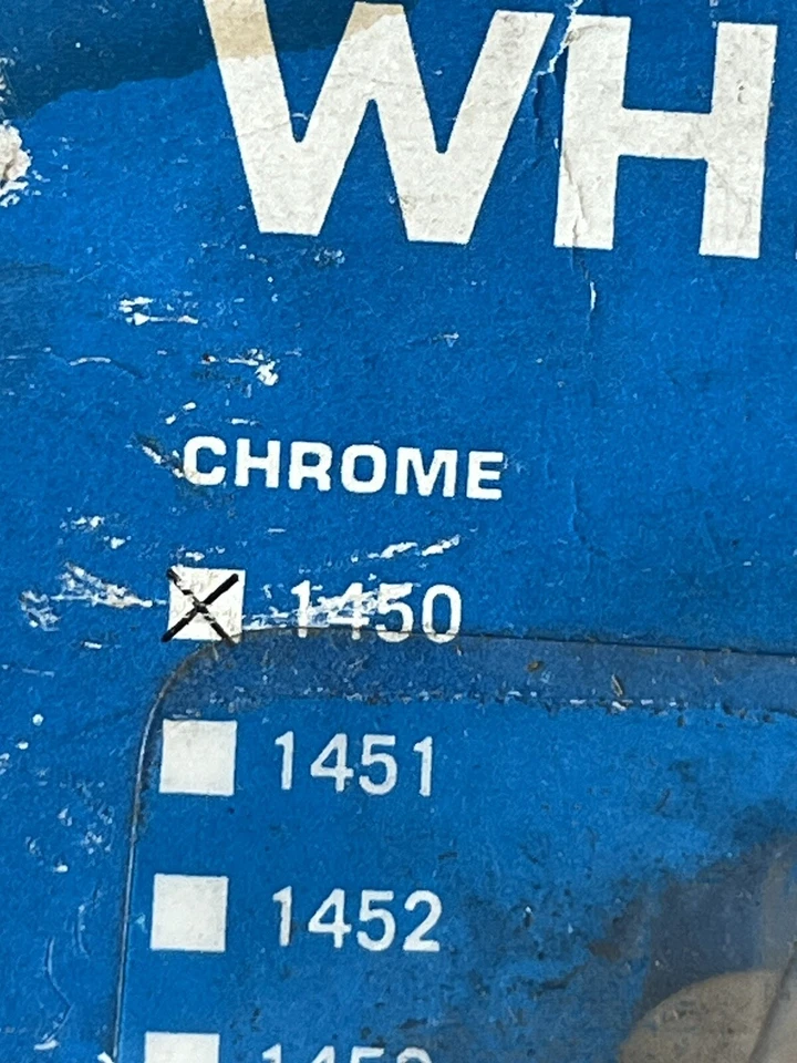 Cerraduras de rueda de seguridad con junta MR #1450 DE COLECCIÓN NOS Chevy Corvette Camaro Pontiac Foto 2 de 4