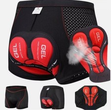 Men's 5D Padded Cycling Underwear Shorts Breathable Mesh Quick Dry Bicycle F202