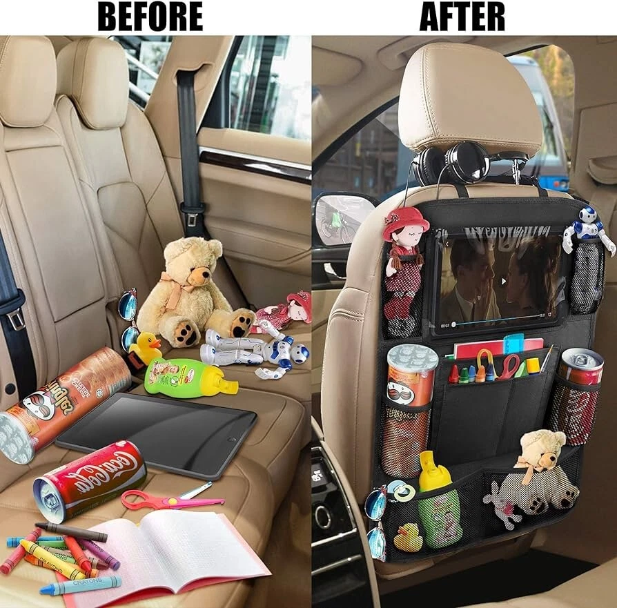 2x Auto Rückenlehnentasche - Organizer Tasche, Auto Organizer Rücksitz, Schutz - Bild 4 von 4