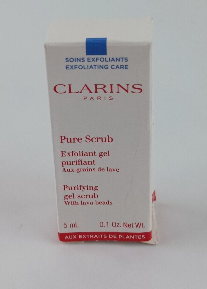 CLARINS PURE SCRUB PURIFYING GEL SCRUB WITH LAVA BEADS 0.1 OZ 5ML