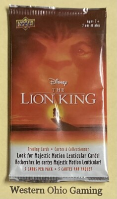 Upper Deck Disney The Lion King Trading Card Pack NEW