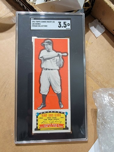 1951 Topps Connie Mack's All-Stars Baseball Lou Gehrig #NNO PSA 4.5