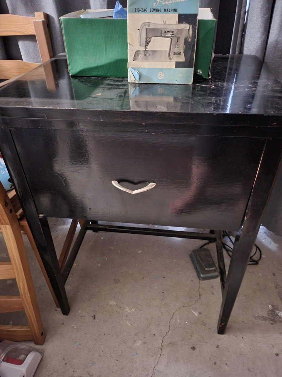 Brother Vintage Sewing Machine In Table | eBay