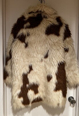 Zadig & Voltaire Fred Tache Faux Fur Vegan Naturel Coat Jacket Zadig & Voltaire Fred Tache Faux Fur Vegan Naturel Coat Jacket