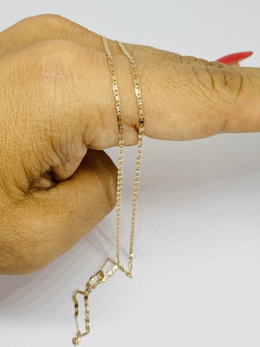 Real 10k Gold Necklace Multi Tone 
