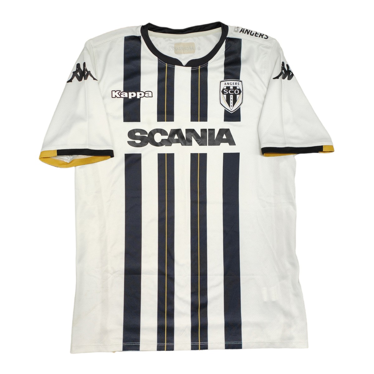 Angers SCO Troisième Maillot de foot 2017 - 2018. Sponsored by le Gaulois