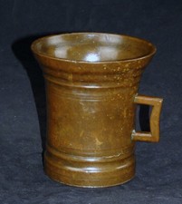 MÖRSER RENAISSANCE BRONZE EINHENKELMÖRSER SÜDDEUTSCH ALPENREGION 6 KG UM 1650