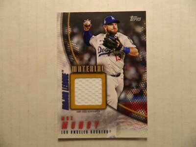2025 Topp 2 Gold Major League Materials Jersey Card of Max Muncy - Dodgers 50/50