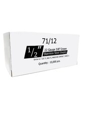 Merit 1/2 Stainless Steel Staples 12 mm 10,000 pcs