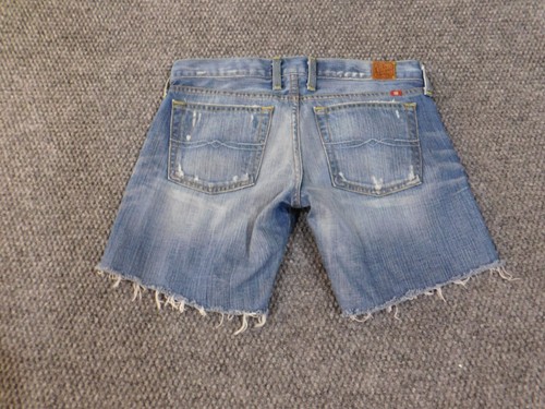 Lucky Brand Shorts Womens 00 blue cut off denim distressed vintage - Picture 8 of 12