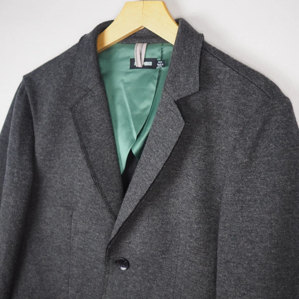 Blazer tejido parche en el codo Antony Morato ajuste súper ajustado borde crudo hombres EU 46 US 36 Foto 2 de 4