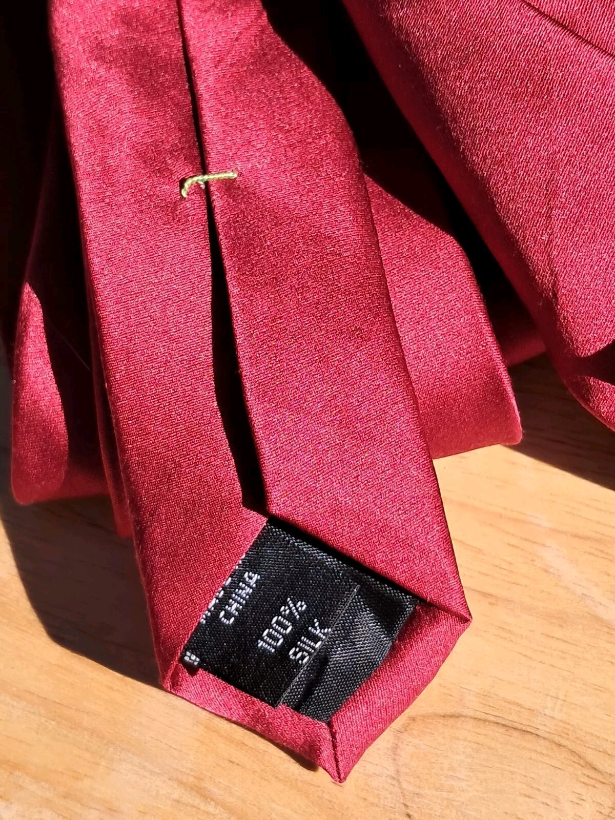 John Bartlett Statements Ruby Red 100% Silk Men’s… - image 7