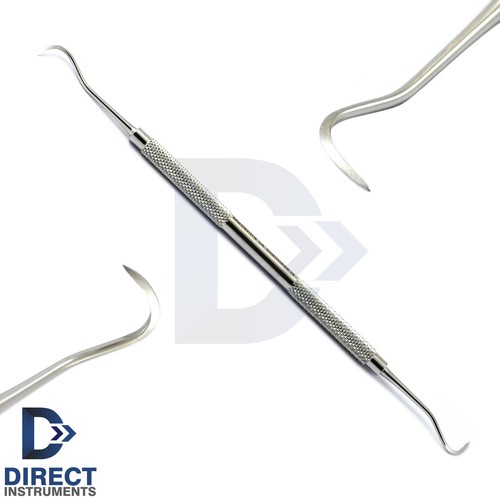 Scaler Falciforme H6/H7 INSTUMAX® Per Igiene Dentale, Acciaio Inox, Doppia Estremità