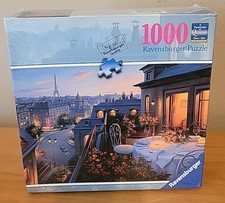 NIB Ravensburger "Paris Balcony" 1000 Piece Jigsaw Puzzle 27x 20 Complete