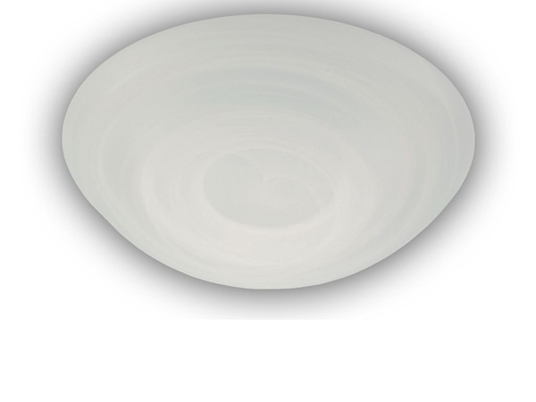LED Deckenleuchte Deckenschale Rund Glas Alabaster Ø30Cm LED KüChenlampe Dimmbar-image
