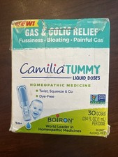 BOIRON Homeopathic Camilia Tummy Liquid Gas Colic Relief 30 1.0mL Doses Exp10/27