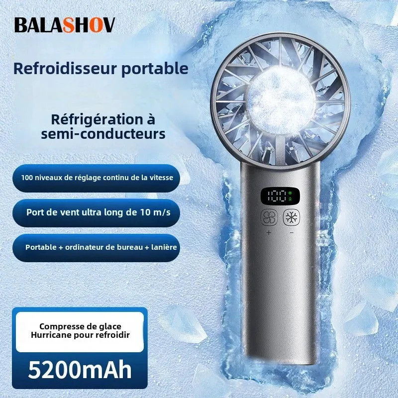 Mini ventilateur USB silencieux et rechargeable pour le bureau