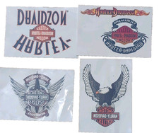 Lot/4 VTG 2009 Harley Davidson Motorcycles Temporary Tattoo NOS Eagle Bar Shield