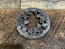 Rawcliffe Pewter 1989 Potpourri Dish/Candle Lid - Strawberry Strawberries