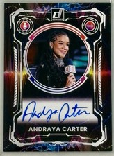 2025 Donruss WNBA Andraya Carter VOICES OF THE GAME ON CARD AUTO #VS-AC SP