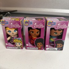 Barbie Micro Teenies Plush 1st Barbie 1959, 1st Black, Totally Hair NIB Set 3