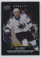 2022-23 Upper Deck Allure Rookies Black Rainbow Adam Raska #117 1f55