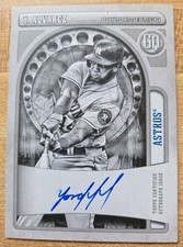 2021 Topps Gypsy Queen  Autographs Yordan Alvarez #GQA-YA Black & White /50 (AU)