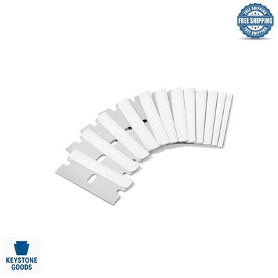 100-Pack Stainless Steel Single Edge Razor Blades for Precise Shaving & Trimming
