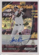 2020 Panini Prizm Draft Picks Burgundy Cracked Ice 5/12 Jack Hartman Auto 0w3