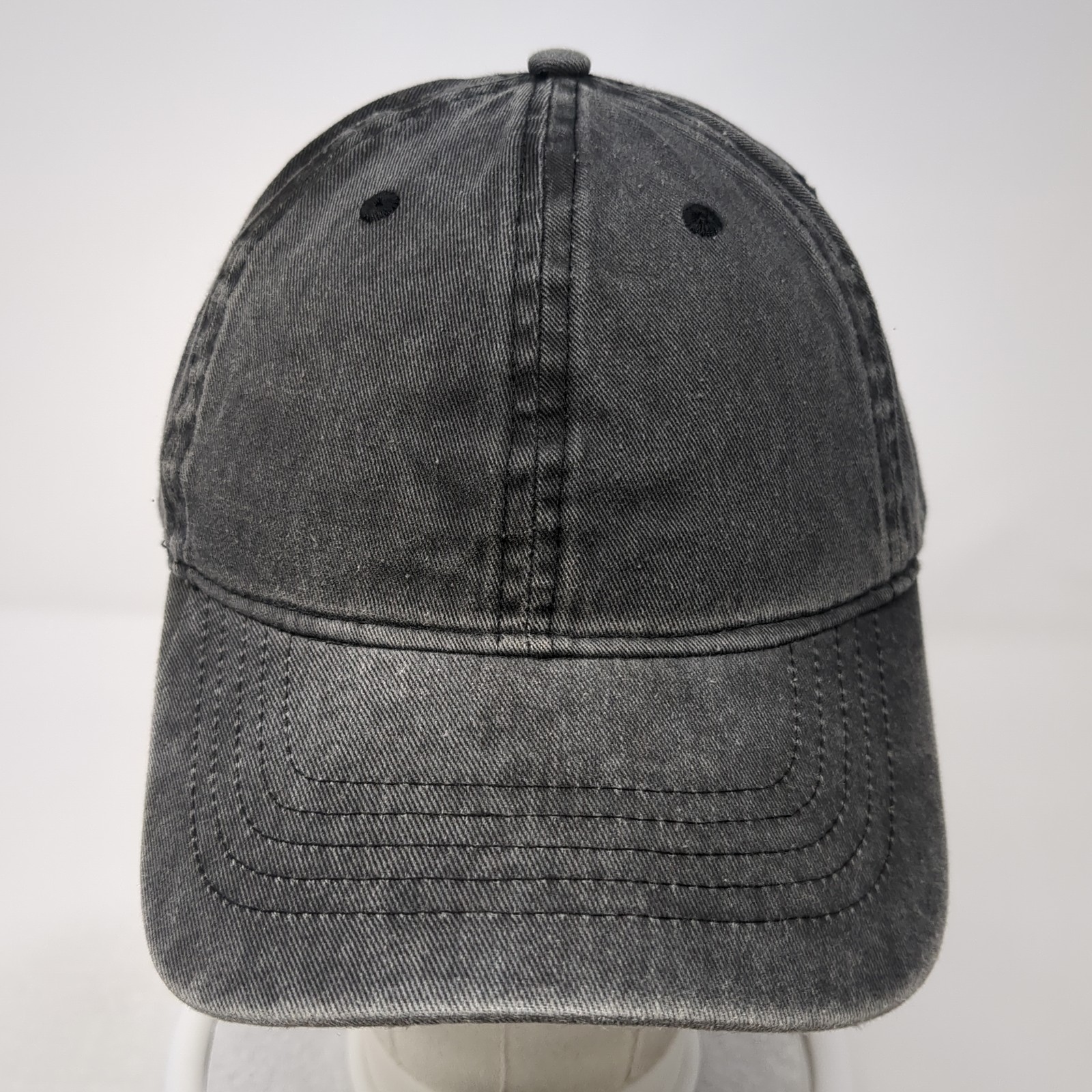 Unbranded Strapback Cap Gray One Size Adjustable … - image 2