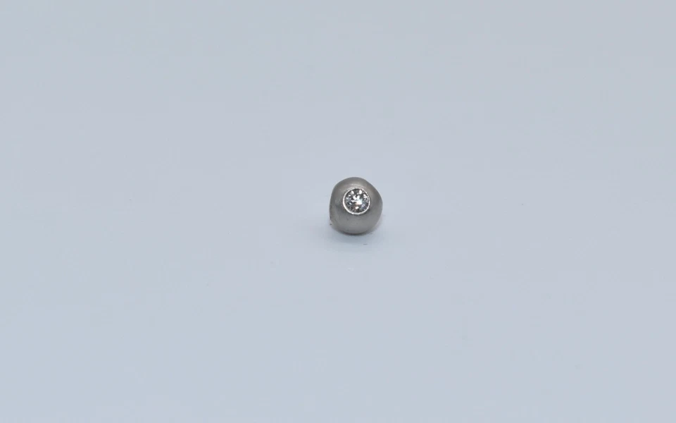 NIESSING® Kugel Brillantkugel Anhänger Platin (950), Brillant 0,04 ct. 5mm - Bild 2 von 4