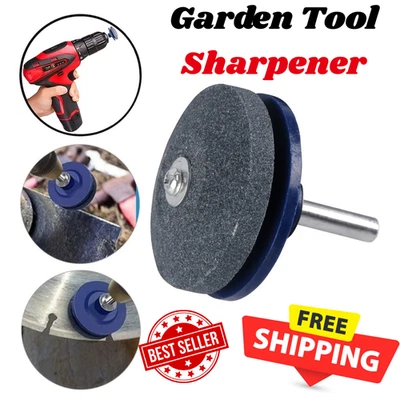 Electric Garden Tool Sharpener Wear Resistant Grinding Head Lawn Care Tool - Image 1 of 4