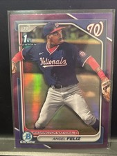 ANGEL FELIZ 2024 1st Bowman Chrome #BCP-198 Purple Refractor /250