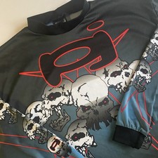 Paintball Junkies Jersey Men 3XL USA MADE Skull Grunge Y2K Goth