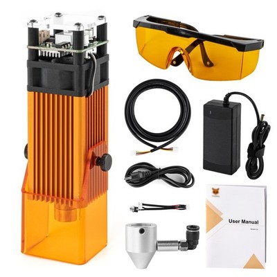 FoxAlien Fixed-focus FA40W Engraver Module Class 4 450nm PWM TTL for FoxAlien..