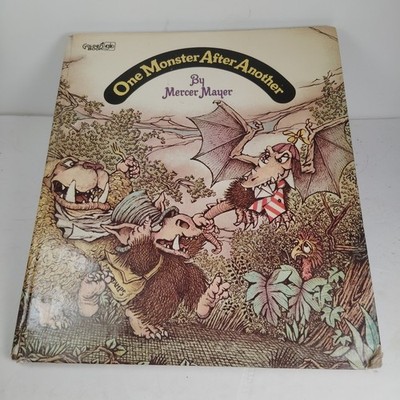 One Monster After Another by Mercer Mayer 1974 Vintage Golden Book Hardcover