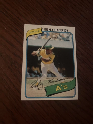 1980 Topps - Rickey Henderson #482 (RC)