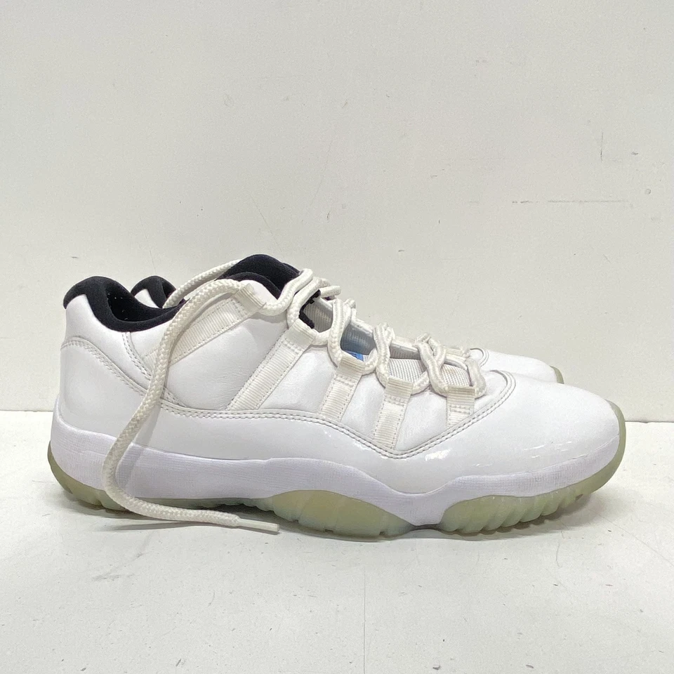 Nike Air Jordan 11 retrô baixo 'Legend Blue' 528895-117) branco sólido masculino 8.5 - Imagem 3 de 4