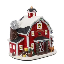 Gingerbread Christmas Multicolored Light Up Houses Village Decor