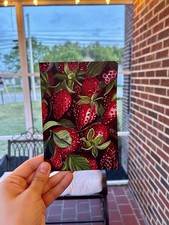 Original Handpainted Art Print, Strawberries, Art And Fruit By Kaci Easton