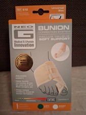 Image of NEO G Hallux Valgus Soft Support Bunion Correction System Ref 510 Left Foot New