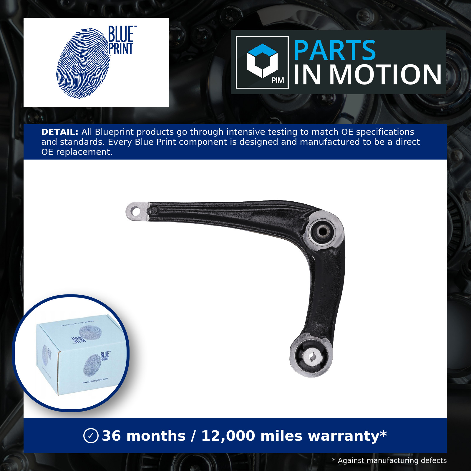 BLUE PRINT ADBP860120 Wheel Suspension Arm Fits Citroen Fiat Opel Peugeot - Image 9