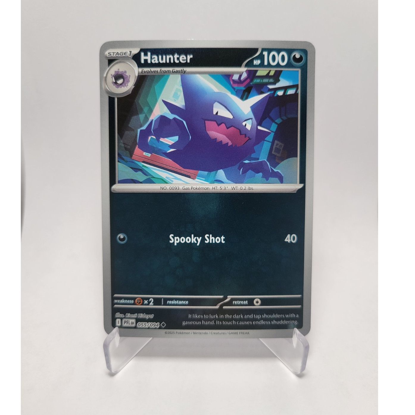 Haunter 055/094 Me02: Phantasmal Flames Reverse Holo NM