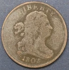 Photo of a 1805-P Half Cent from an eBay listing that sold on Jul 16, 2026