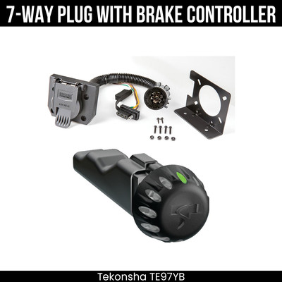 Tekonsha 7-Way Wiring + Brake Control For 21-25 VW ID.4 w/ Existing USCAR 7-Way