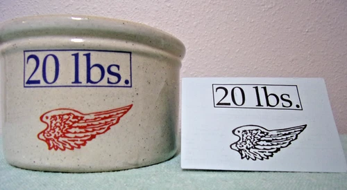 Vintage Red Wing Collectors Society Commemorative Mini 20 LB Butter Crock 1994