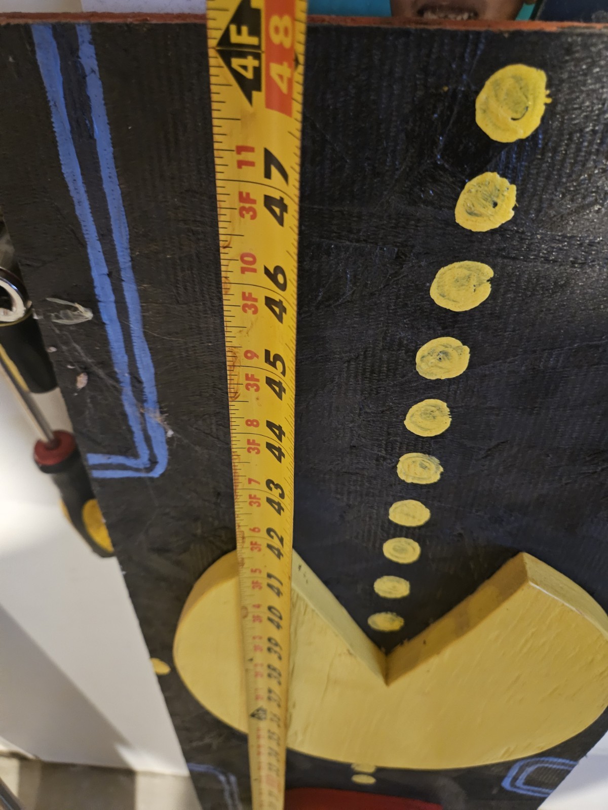 PAC MAN ARCADE GAME WOOD SIGNAGE COOL VINTAGE  ART CLASSIC RARE Great For Caves!